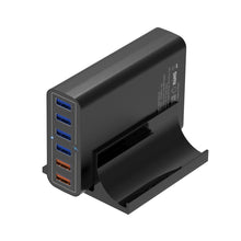 Load image into Gallery viewer, multi port charger 6 USB charging station