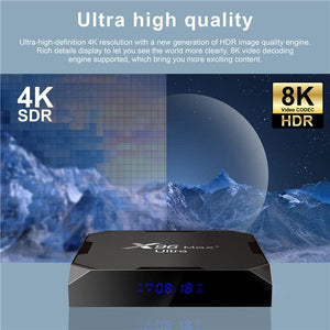 X96 Max Plus Ultra TV Box Android 11 Amlogic  Dual Wi-Fi, 4GB 64GB