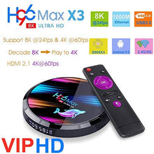 Load image into Gallery viewer, H96 Max X3 Android 9.0 TV Box 4GB 64GB with backlit keyboard