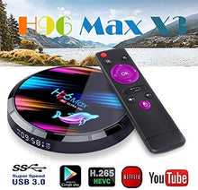 Load image into Gallery viewer, H96 Max X3 Android 9.0 TV Box 4GB 64GB with backlit keyboard