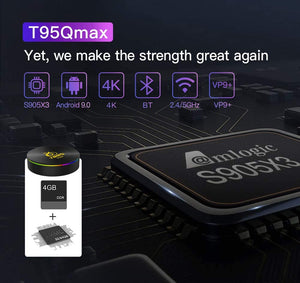 T95Q S905X3 tv box 4GB 64GB Android 9.0