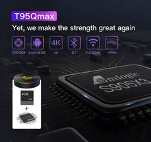 Load image into Gallery viewer, T95Q S905X3 tv box 4GB 64GB Android 9.0 with Keyboard