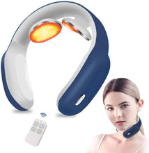 Load image into Gallery viewer, Portable Neck Massager with Heat Pulse 4D Cordless Intelligent Trigger Point Deep Tissue Massage