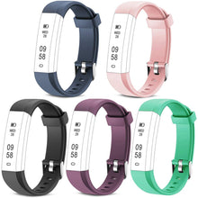 Load image into Gallery viewer, Fitness Tracker  IP67 / ID115 HR Plus Fitness Smart Bracelet Replacement Bands - Pack of 4 Bands