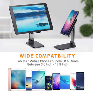 Adjustable Cell Phone / Tablet Stand, Phone Stand for Desk