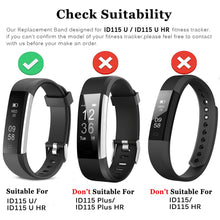 Load image into Gallery viewer, Fitness Tracker  IP67 / ID115 HR Plus Fitness Smart Bracelet Replacement Bands - Pack of 4 Bands