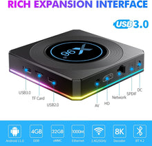 Load image into Gallery viewer, Android 11.0 TV Box X96 X4 4GB RAM 64GB ROM TV Box Amlogic S905X4