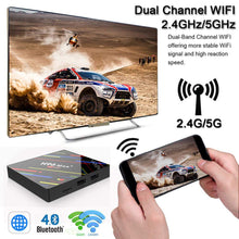 Load image into Gallery viewer, H96 Max Plus Android 9.0 TV Box,  4GB RAM 64GB ROM with MX3 Keyboard