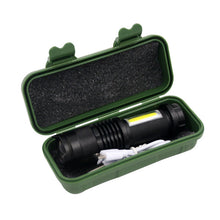 Load image into Gallery viewer, T6 Rechargeable Tactical Flashlight Ultra-Bright XML-T6 LED Torch (with case)