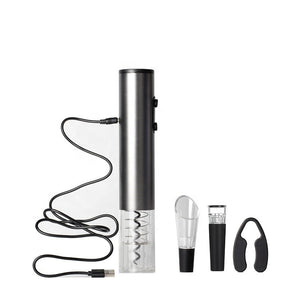 Electric Wine Opener, Rechargeable Automatic Corkscrew Wine Bottle Opener with Gift Bag