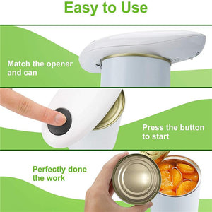 Electric Can Opener, Safe Smooth No Sharp Edges Can Opener