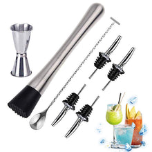 Load image into Gallery viewer, Mixology Bartender Kit | Bar Set Cocktail Shaker Set - 18 Pieces