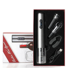 Load image into Gallery viewer, Electric Wine Opener, Rechargeable Automatic Corkscrew Wine Bottle Opener with Gift Bag