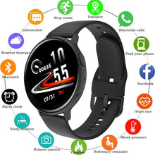 Load image into Gallery viewer, Q16 ip67 Waterproof Fitness Tracker Blood Pressure Smart Wrist Watch - Black