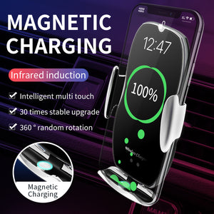 Wireless Infrared Car Charger for Apple & Android Phones