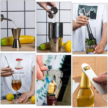 Load image into Gallery viewer, Mixology Bartender Kit with Ice Bucket - 16 Pieces