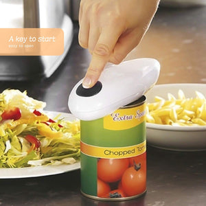 Electric Can Opener, Safe Smooth No Sharp Edges Can Opener