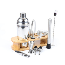 Load image into Gallery viewer, Mixology Bartender Kit with Stand | Bar Set Cocktail Shaker Set for Drink Mixing  - 16 Pieces