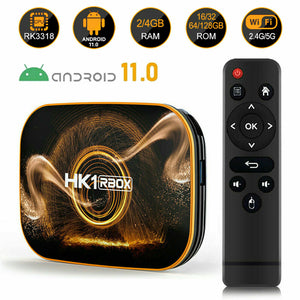 HK1 RBOX Pro Smart TV BOX Android 11.0 Quad Core 4K UHD 5G WIFI Streamer Player