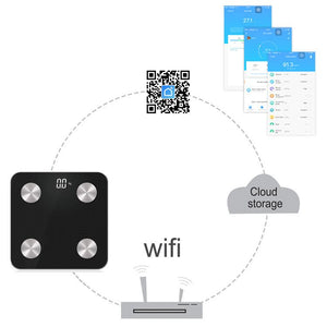 Smart Bluetooth Body Fat Scale Digital Bathroom Wireless Weight Scale