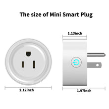 Load image into Gallery viewer, Smart Plug Mini WiFi Outlet Wireless Socket Compatible with Alexa, Echo,Google Home