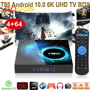 T95 Android TV Box 4GB RAM 64GB ROM - Android 10.0 TV Box