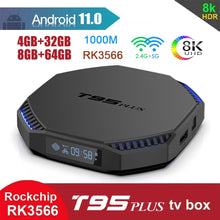 Load image into Gallery viewer, Android 11.0 TV Box, 2021 Newest T95 Plus with 4GB RAM 32GB ROM with Keyboard