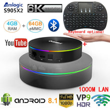 Load image into Gallery viewer, T95Q Android TV Box Amlogic S905X2 Android 9.0 OS Smart TV Box 4GB 64GB with Keyboard